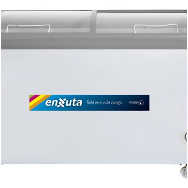 Vitrina Comercial Enxuta Horizontal 254 Litros