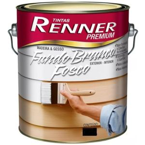 Fondo Blanco Mate Para Madera Renner 0.9 L Pinturas