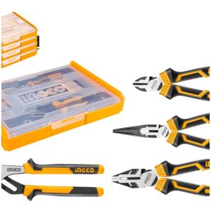 Set Organizador + 4 Herramientas Ind D Mano Ingco Hktv01p042