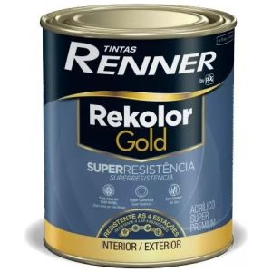Pintura Ext/int Rekolor Gold Super Resistente Renner 0,8lt
