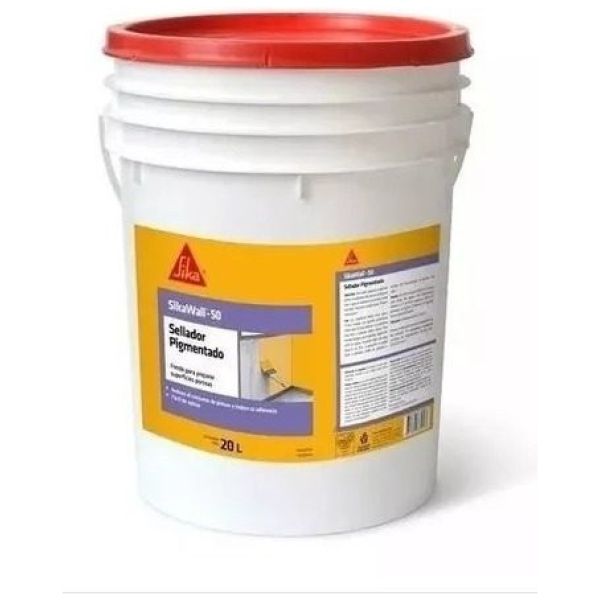 Sika Wall 50 Sellador Pigmentado 20 Lts - Ferreteria Chaplin
