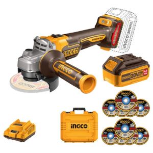 Set Amoladora A Bateria 20v Bl + Valija Ingco Cagli211541