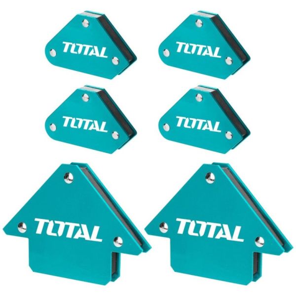 Set De 6 Escuadras Magnéticas Total - Para Soldar