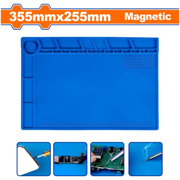 Manta Silicona 355x255mm Magnetica Anti Estatica Wadfow - Imagen 2