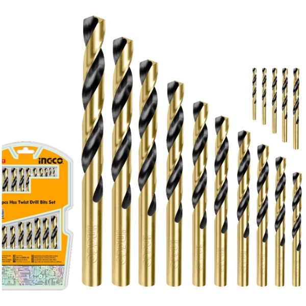 Set X 19 Mechas Para Metal Ingco Akdb9190