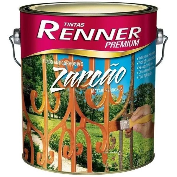 Fondo Antióxido Zarcao Renner O,9 L Pinturas