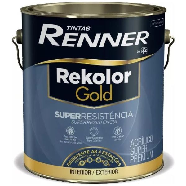 Pintura Ext/int Rekolor Gold Super Resistente Renner 3,2lt