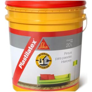 Latex Interior Exterior Antihongos Sika Plastilatex 20 Lt Ac