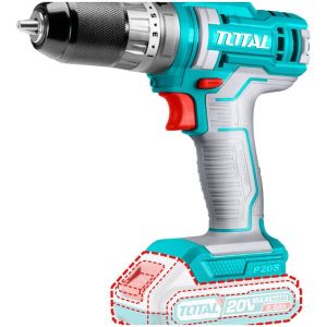 Taladro Percutor Atornillador Total 45nm 10mm, A Batería 20v