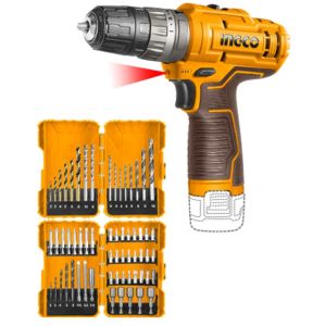 Kit Atornillador A Bateria 12v Percutor 20nm + Set De Mechas