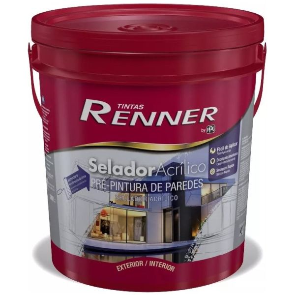 Pintura Sellador Acrílico Pigmentado Renner - 18lts
