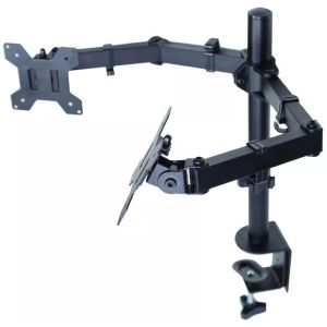 Soporte Doble De Escritorio Monitor Led Stenxdm321427 Enxuta