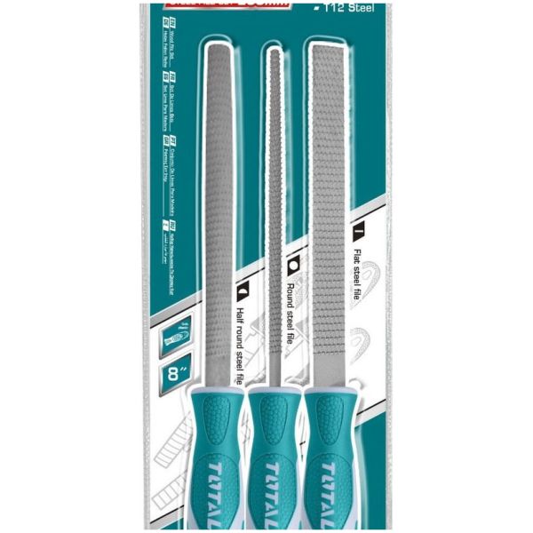 Set De 3 Limas Escofina Para Madera Total, Línea Industrial