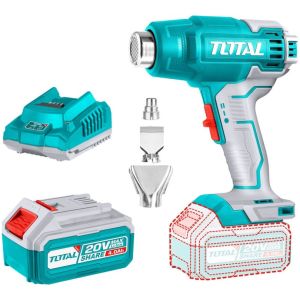 Pistola De Calor Total 20v 300/550ºc - Batería Y Cargador