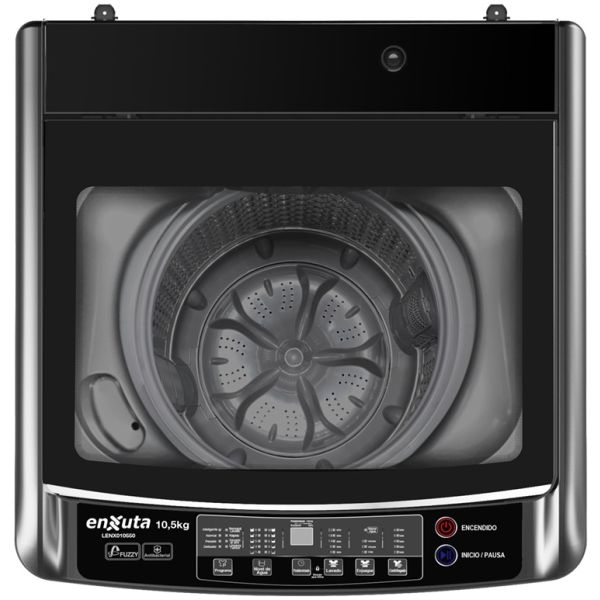 Lavarropa Auto. Carga Superior 10,5 Kg Enxuta Con Bomba Y T - Imagen 2