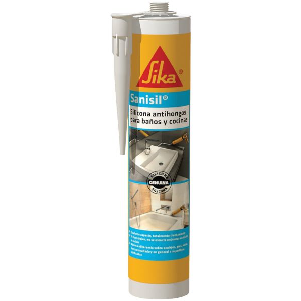 Sika Sanisil Silicona Antihongos Para Baños Y Cocinas - Imagen 2