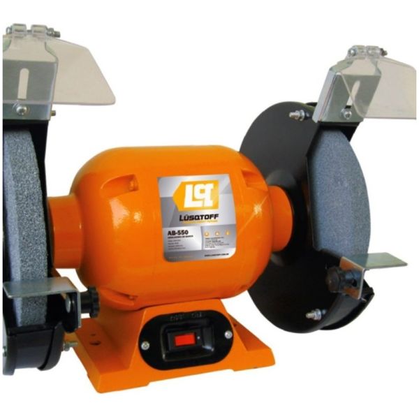Amoladora De Banco 550w Lusqtoff Color Naranja
