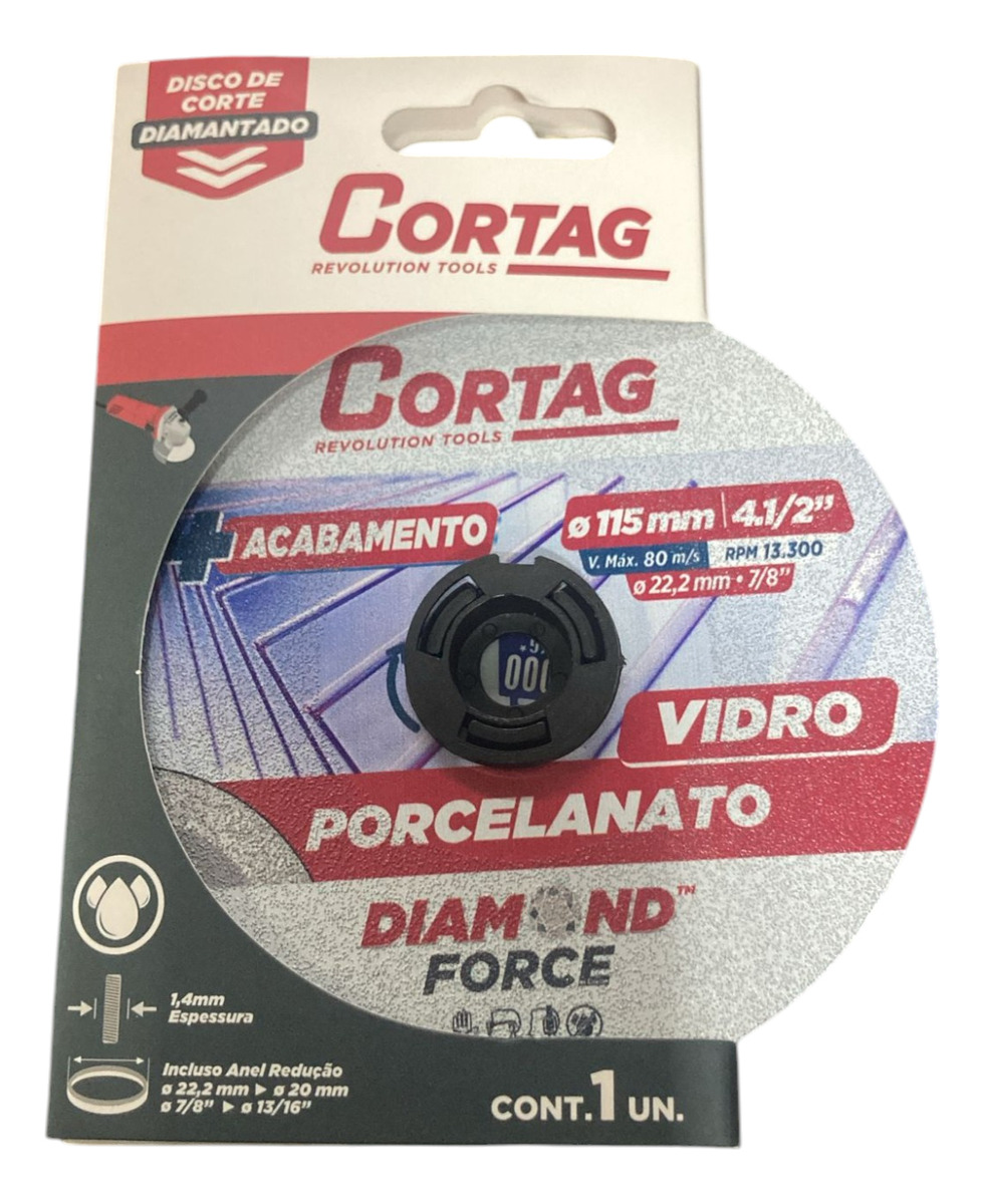 Disco Porcelanato/vidrio Cortag 4 1/2 - Ferreteria Chaplin
