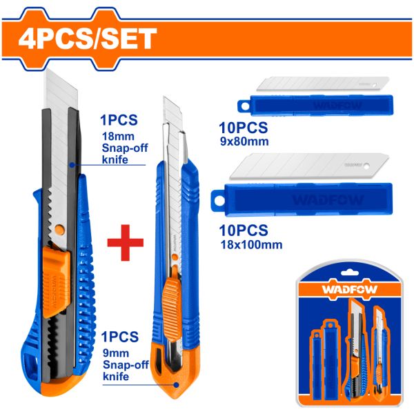 Set 2 Trinchetas 2 Repuestos 9mm 18mm Wsk2204 Wadfow - Imagen 2