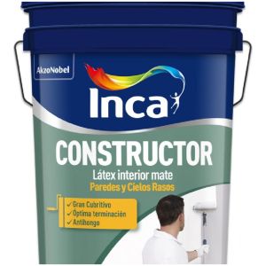 Pintura Interior Latex Antihongos Inca Constructor 4kg