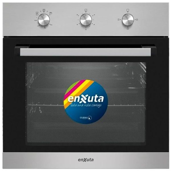 Horno A Gas Empotrar Inox Conveccion Enxuta 70 Lt