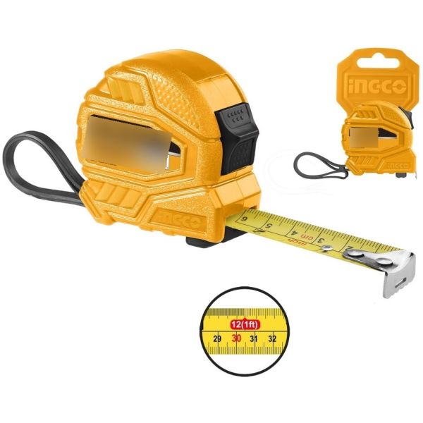 Cinta Metrica 5mt X 19mm Pulgada Y Milimetro Ingco Hsmt26519 - Imagen 2