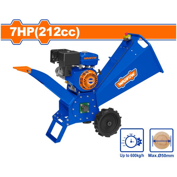 Chipeadora Nafta 7hp 212cc 4.5kg 600kg/h Wxu1307 Wadfow - Imagen 2