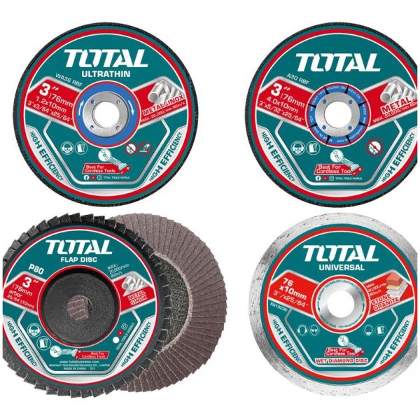 Set 30 Discos Corte Y Desbaste Total Para Mini Amoladora 3''