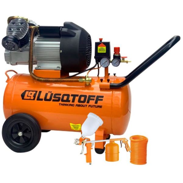 Compresor Eléctrico Portátil Lusqtoff 3,5 Hp 50 Lts