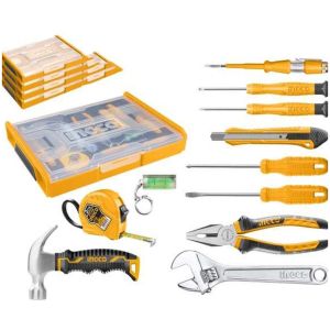 Set Organizador + 11 Herramientas Basicas Para El Hogar