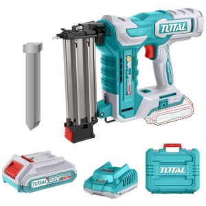 Clavadora Para Madera Total 20v - Batería, Cargador Y Clavos