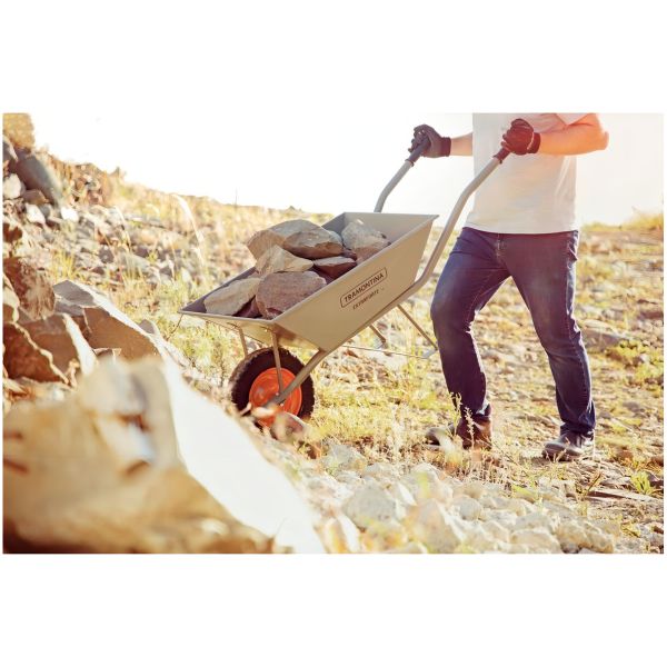 Carretilla De Mano Extraforte Tramontina Con Caja Reforzada - Imagen 4