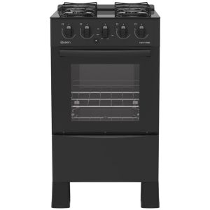 Cocina Supergas Queen 4 Hornallas Mesada De Vidrio Negra