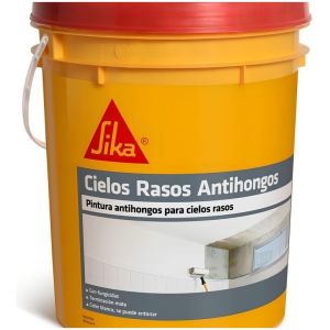 Pintura Para Cielos Rasos Cubritiva Antihongos Sika - 4 Kg
