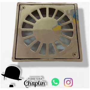Rejilla De Bronce 10x10 Con Base Ferreteria Chaplin