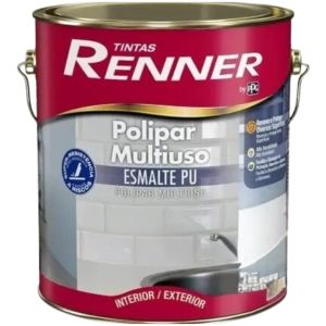 Esmalte Pu Multiuso Renner Pisos Polipar Satinado 4,5l
