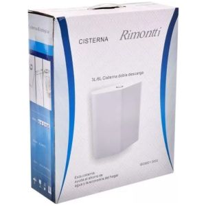 Cisterna De Pared Rimontti Doble Descarga 3 Y 6 Litros Gtia!