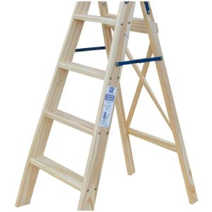 Escalera Madera Familiar 9 Escalones Ferreteria Chaplin