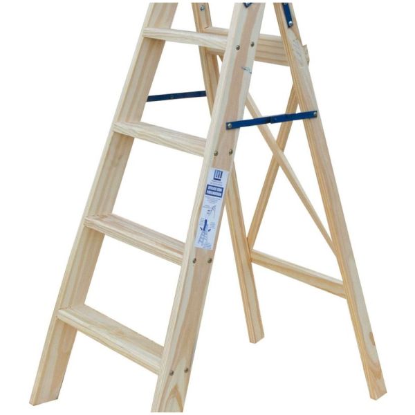 Escalera Madera Familiar 9 Escalones Ferreteria Chaplin