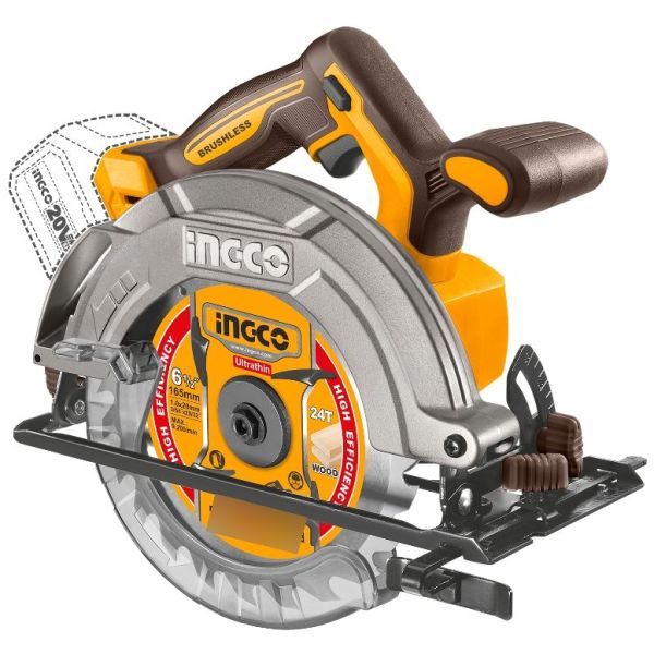 Sierra Circular 20v Bateria P20s 165mm Ingco Csli1652