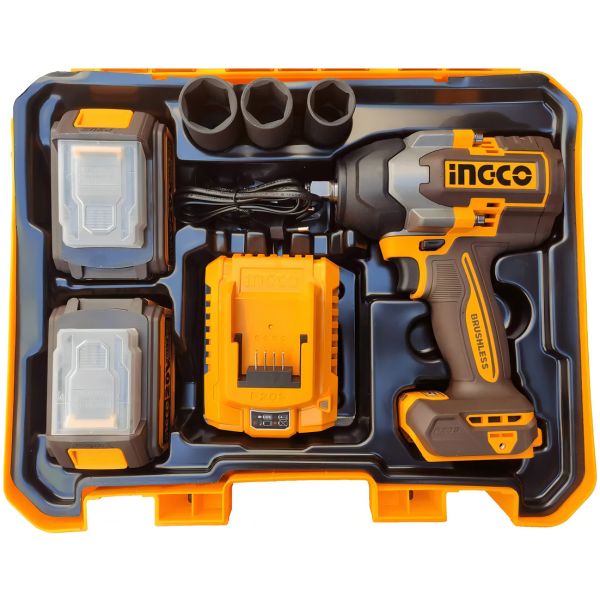Llave De Impacto Inalámbrica 1/2- 20v - 850 Nm -2 Bat. 4.0ah - Imagen 3