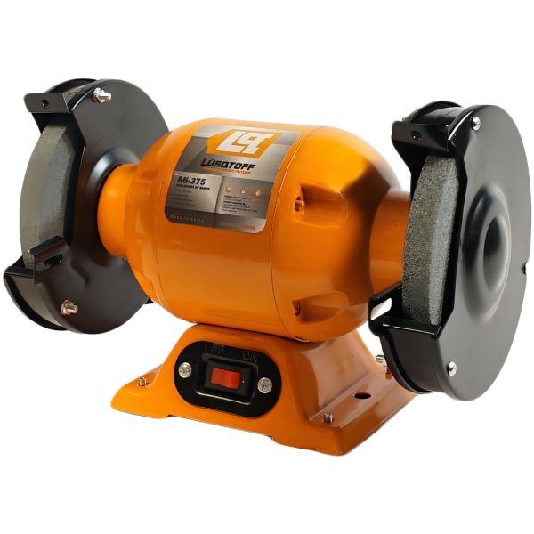 Amoladora De Banco 375w Lusqtoff Color Naranja - Imagen 3