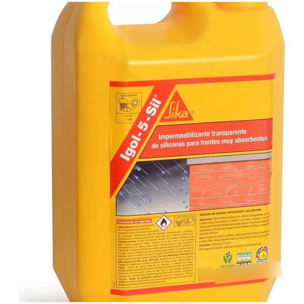 Impermeabilizante Hidrorepelente Igol-5-sil Sika 5lt