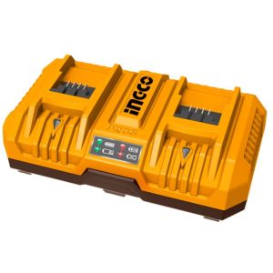 Cargador 20v Doble 8ah Rapido Ingco Fcli2082