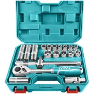 Juego De Dados Total, 20 Piezas, Encastre 1/2'' Super Select