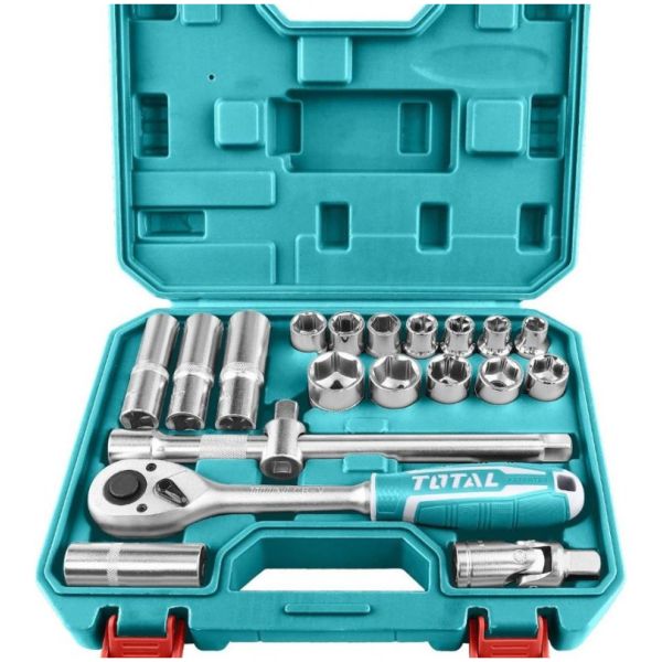 Juego De Dados Total, 20 Piezas, Encastre 1/2'' Super Select