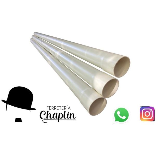 Pack De 3 Caños De 110 Aprobado - Ferreteria Chaplin - Imagen 2
