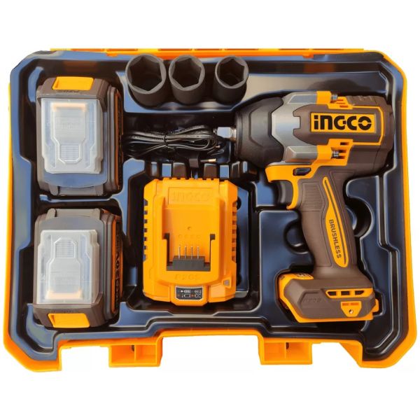 Llave De Impacto 850nm 20v P20s C 2bat+carg+valija - Imagen 2