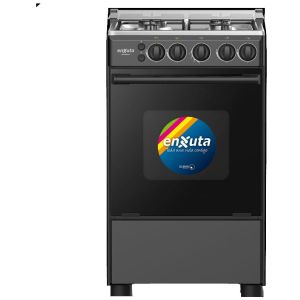 Cocina Enxuta Supergas 4 Hornallas Negra Con Termocupla
