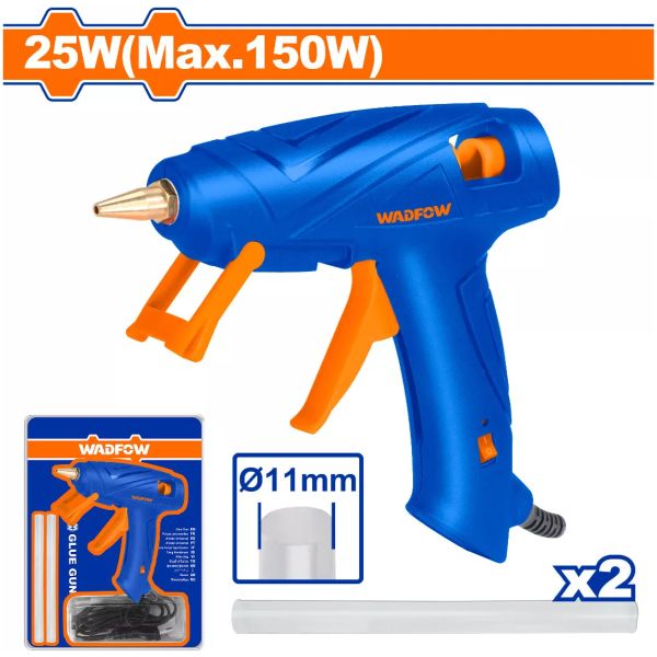 Pistola Aplicar Silicona 150w 11mm Wgl3608 Wadfow - Imagen 2